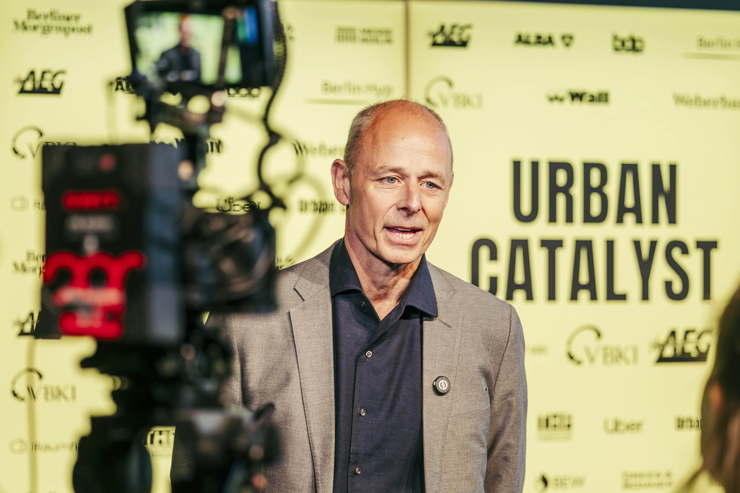 BERLIN, GERMANY - April 22: The Conference Urban Catalyst at Uber Eats Music Hall on April 22, 2026 in Berlin, Germany. (Photo by Pedro Becerra)Großevents als Katalysator für eine zukunftsgerichtete StadtentwicklungDie Konferenz für eine Bewerbung Berlins um Olympische und Paralympische Spiele 20236, 2040 oder 2044.
